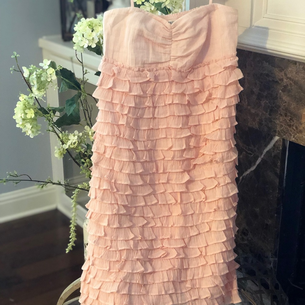 J. Crew Sweetheart Strapless Ruffle Sundress